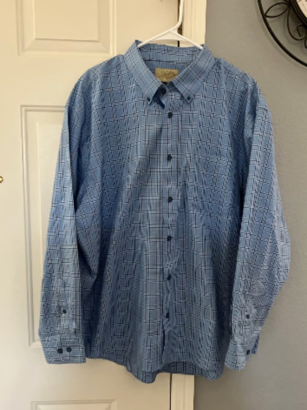 Cabela’s Outfitter Series Plaid Button Up Shirt size 2XL